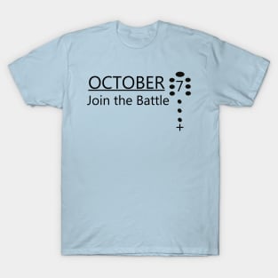 OCTOBER 7 Join The Battle T-Shirt